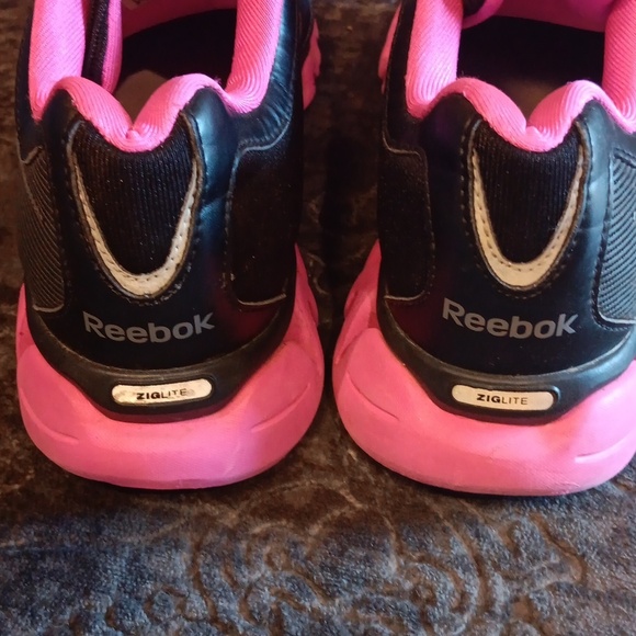 Reebok Zigtech Ziglite Zignano Womens Size 8 Pink Black Running Training Shoes - Picture 4 of 10